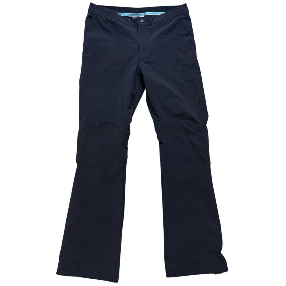 REI Womens Sz 8 Bootcut Pants Zipper Pockets Hiking Outdoor Gray Gorp Core